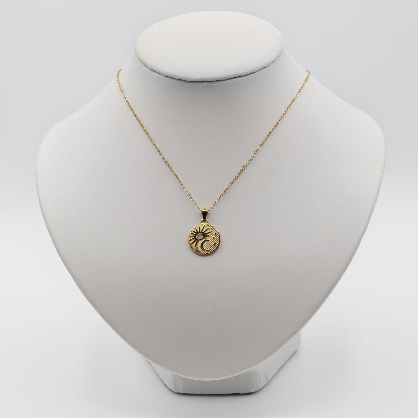Sun & Moon Medallion Necklace
